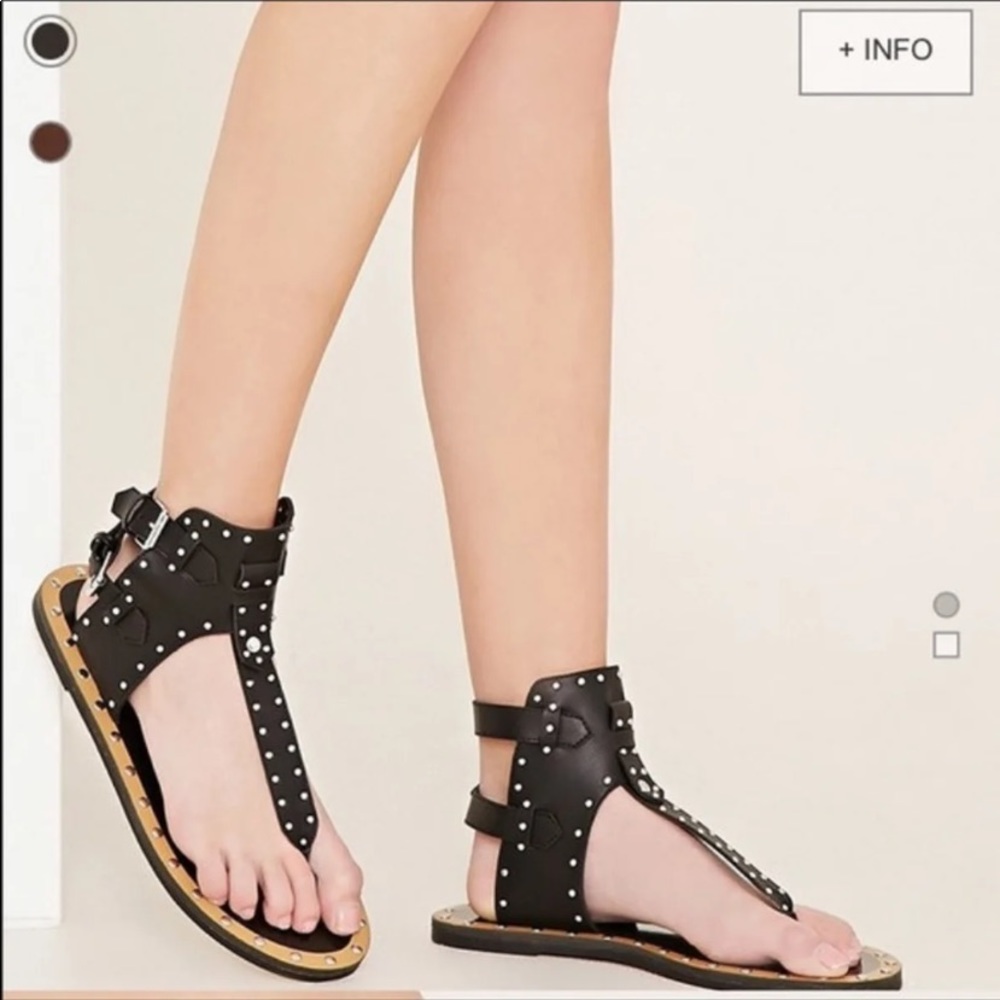 Forever 21 studded sandals